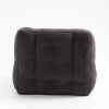 Fluffy bean bag chair, comfortable bean bag for adults and children, super soft lazy sofa chair with memory foam and ottoman, indoor modern focus bean