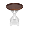 Rustic Classic Style Decorative Table,Elegant Tray Accent End table, Coffee table, Modern, For Living Room, Home Office, 25" x 19" x 19"