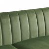 Mid Century Modern Chesterfield sofa couch, Comfortable Upholstered sofa with Velvet Fabric and Wooden Frame and Wood Legs for Living Room/Bed Room/Of