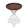 Rustic Classic Style Decorative Table,Elegant Tray Accent End table, Coffee table, Modern, For Living Room, Home Office, 25" x 19" x 19"